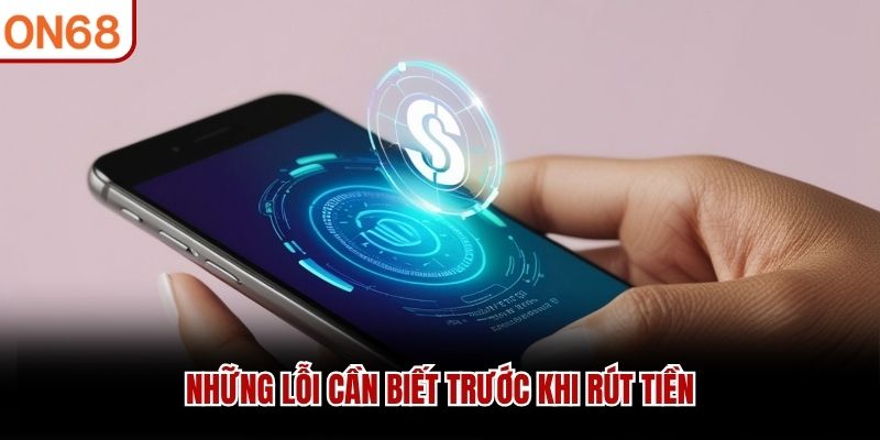 Những lỗi cần biết trước khi rút tiền